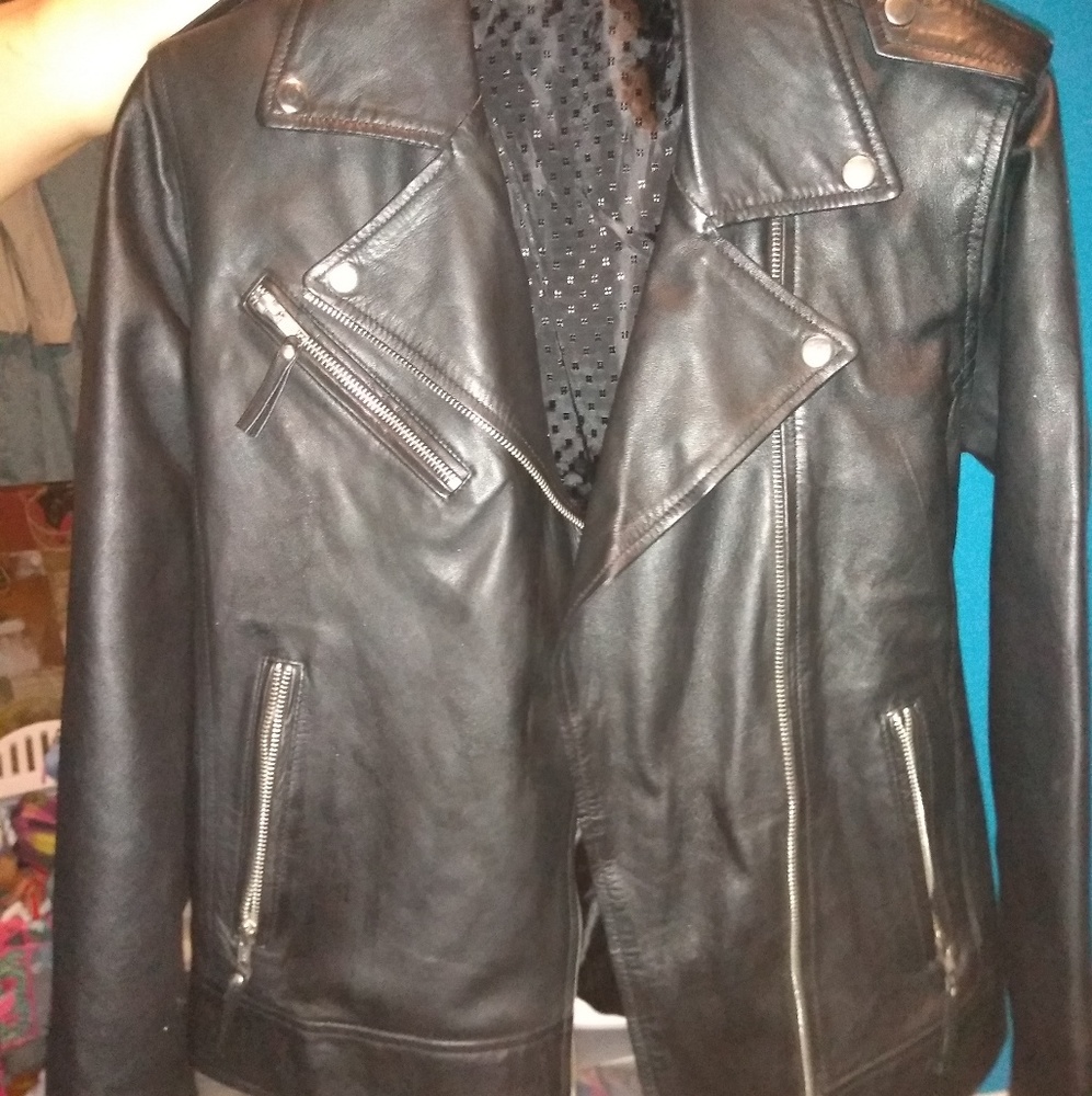 Leather jacket